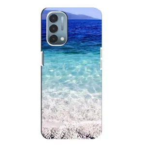 Силиконовый чехол с КАРТИНКАМИ лето для OnePlus Nord N200 5G (DE211) (AlphaPrint) (Море)