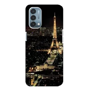 Чехол Эйфелева Башня для OnePlus Nord N200 5G (DE211) - (AlphaPrint) (Ночной Париж)