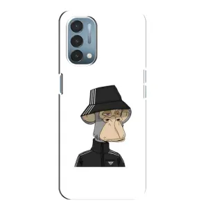 Чехлы с Обезьянами NFT для OnePlus Nord N200 5G (DE211) (AlphaPrint) (обезьяна NFT Adidas)