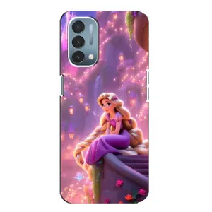Чехол с принтом «Рапунцель в замке» для OnePlus Nord N200 5G (DE211)