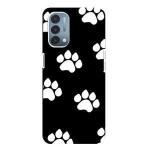 Чехлы с собаками для OnePlus Nord N200 5G (DE211) (VPrint) (Следы собаки)