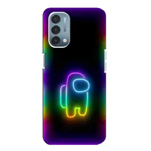 Чехол Амонг Ас для OnePlus Nord N200 5G (DE211) (AlphaPrint) (Яркий скин)