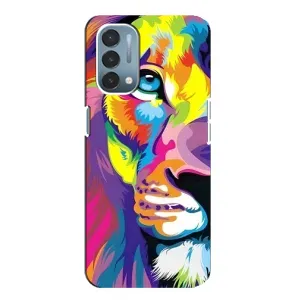 Чехол со Львом для OnePlus Nord N200 5G (DE211) (VPrint) (Яркий Лев)