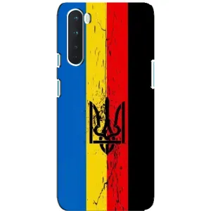 Украинские Чехлы для OnePlus Nord с картинкой УПА (AlphaPrint) (Флаг УПА)