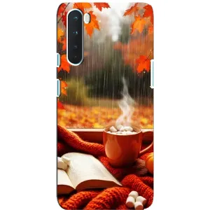 Чохол з принтом «Кава і дощ» для OnePlus Nord