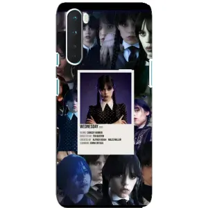 Чохли Венсдей на OnePlus Nord Уенсдей (AlphaPrint) (колаж Венздей)