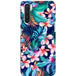 Чехол с принтом «Красочные цветы» для OnePlus Nord