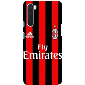 Чохли для OnePlus Nord (VPrint) - Футбольні клуби (Milan)