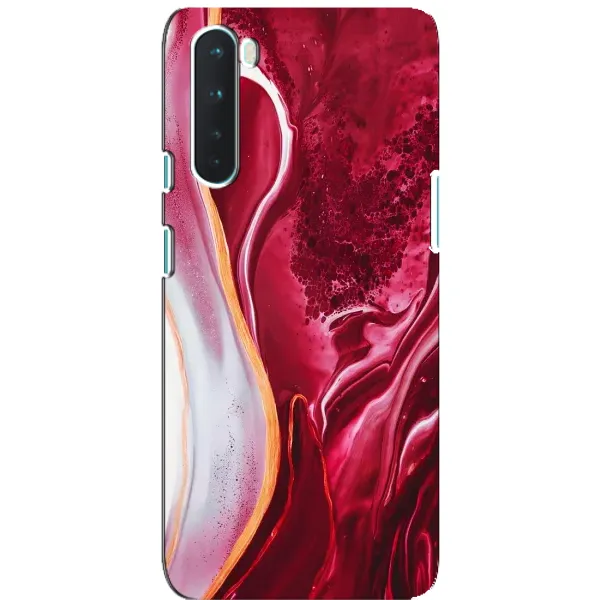 Чехол с принтом «Мрамор красный» для OnePlus Nord