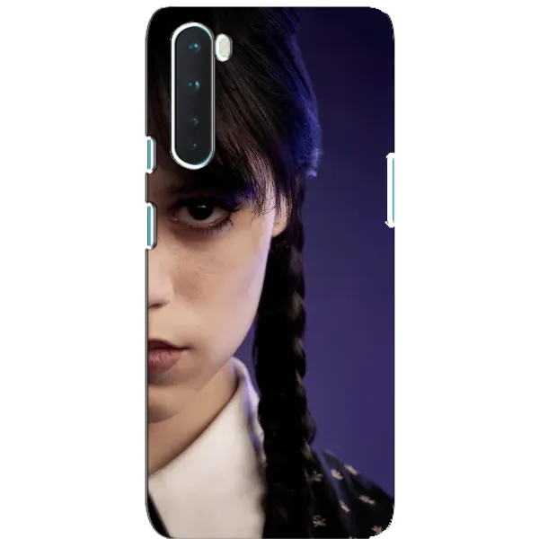 Чохол з принтом «Загадковий погляд Венздей» для OnePlus Nord Чохол з принтом «Загадковий погляд Венздей» для OnePlus Nord