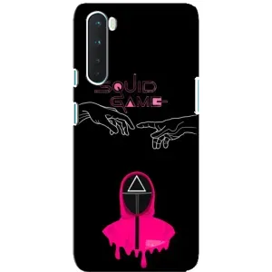 Чохол Гра в кальмара для OnePlus Nord (Мінімалізм Гра кальмара)
