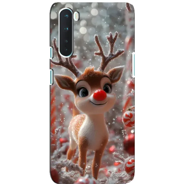Чехол с принтом «Олень с носом» для OnePlus Nord