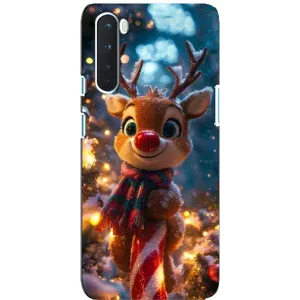 Чехол с принтом «Олень с шарфом» для OnePlus Nord