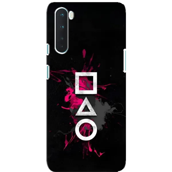 Чохол з принтом «Символи Гра кальмара» для OnePlus Nord Чохол з принтом «Символи Гра кальмара» для OnePlus Nord