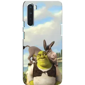 Чохол з мультфільмом Шрек на OnePlus Nord (Шрек та Осел)