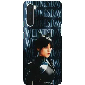 Чохли Венсдей на OnePlus Nord Уенсдей (AlphaPrint) (Венздей кішка)