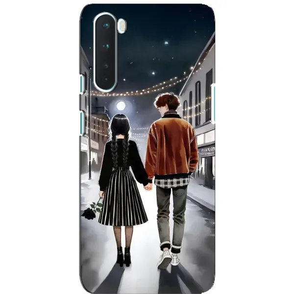 Чохол з принтом «Венздей та Тайлер» для OnePlus Nord Чохол з принтом «Венздей та Тайлер» для OnePlus Nord