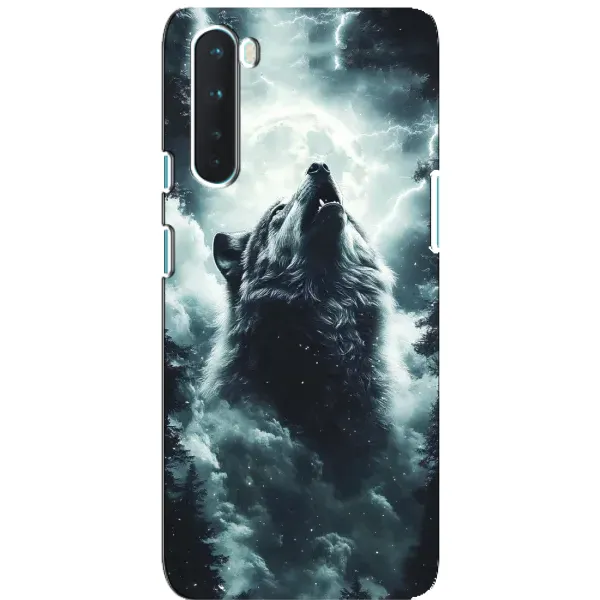 Чохол з принтом «Вовк у хмарах» для OnePlus Nord Чохол з принтом «Вовк у хмарах» для OnePlus Nord