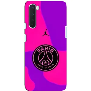 Чохли PSG для OnePlus Nord (AlphaPrint) (яскравий ПСЖ)