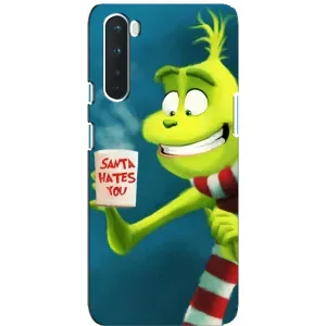 Різдвяні Чохли для OnePlus Nord (VPrint) (Зелений Грінч)