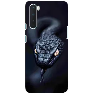 Чохол з картинкою 'Хижаки' для OnePlus Nord (Чорна змія)