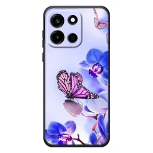 Чохли з квітами для OnePlus Turbo 6 (VPrint) (Метелик на квітах)