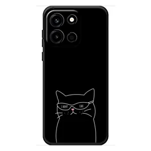 Чохол з принтом «Байдужий кіт» для OnePlus Turbo 6