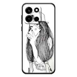 Чохол з друком для OnePlus Turbo 6 - (Мода) (AlphaPrint) (Фото дівчини)