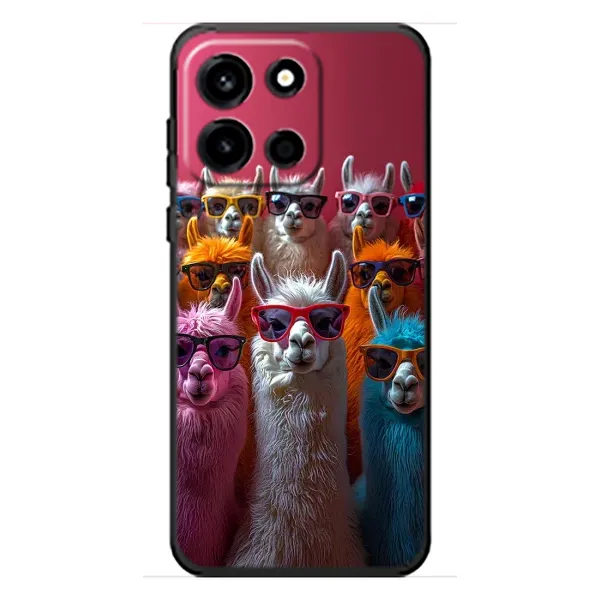 Чохол з принтом «Лами в окулярах» для OnePlus Turbo 6 Чохол з принтом «Лами в окулярах» для OnePlus Turbo 6