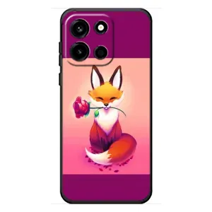 Чохли з картинкою Лисичка для OnePlus Turbo 6 (VPrint) (Лиса з трояндою)