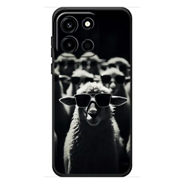 Чохол з принтом «Овечка в окулярах» для OnePlus Turbo 6 Чохол з принтом «Овечка в окулярах» для OnePlus Turbo 6
