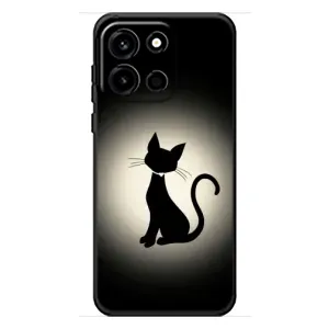 Чохол з принтом для OnePlus Turbo 6 (AlphaPrint) Модні коти (Силует котика)