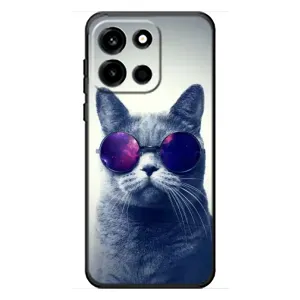 Чохол з принтом для OnePlus Turbo 6 (AlphaPrint) Модні коти (Стильний кіт)
