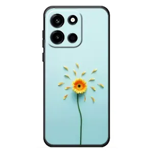 Чохли з квітами для OnePlus Turbo 6 (VPrint) (Жовта квітка)