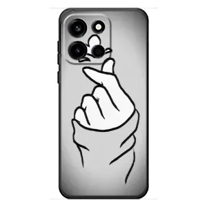 Чохол з принтом для OnePlus Turbo 6 (AlphaPrint - Знак сердечка) (Значок Love)