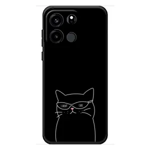 Чохол з принтом «Байдужий кіт» для OnePlus Turbo 6V