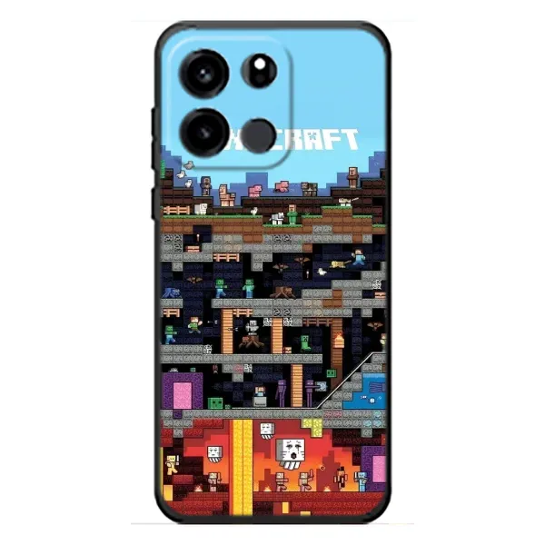 Чохол з принтом «фон Minecraft» для OnePlus Turbo 6V