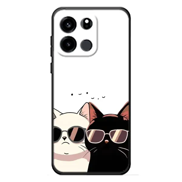Чохол з принтом «Коти в окулярах» для OnePlus Turbo 6V