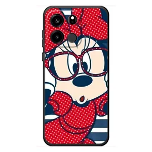 Эксклюзивный чехол для OnePlus Turbo 6V (AlphaPrint - Мультяшные) (Маус в очках)