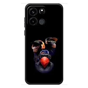 Чехол с Обезьянами OnePlus Turbo 6V - (AlphaPrint) (Три обезьяны)