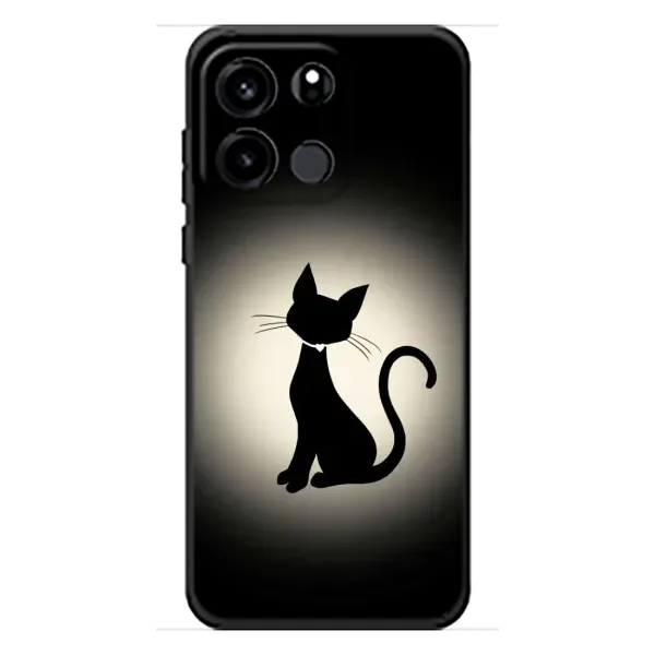 Чехол с принтом «Силуэт котика» для OnePlus Turbo 6V