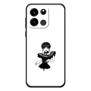 Чехлы Венсдей на OnePlus Turbo 6V Уэнсдей (AlphaPrint) (танец Уэнздей)