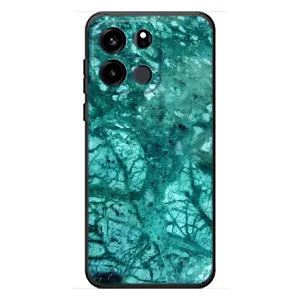Мраморный чехол на OnePlus Turbo 6V (VPrint) (Зеленый мрамор)