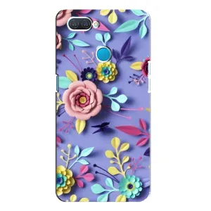 Чохли з квітами для OPPO A12 (VPrint) (Дизайн квітів)