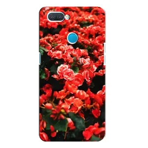 Чохли з квітами для OPPO A12 (VPrint) (Квіти червоні)