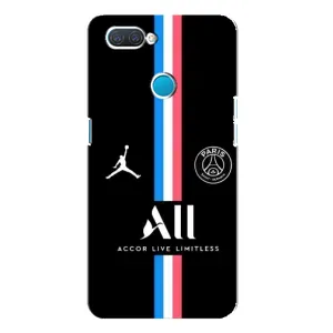 Чохли PSG для OPPO A12 (AlphaPrint) (футболка ПСЖ)