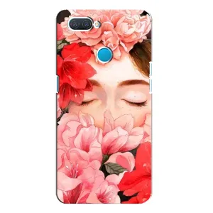 Чехлы (ART) Цветы на OPPO A12 (VPrint) (Очі в квітах)