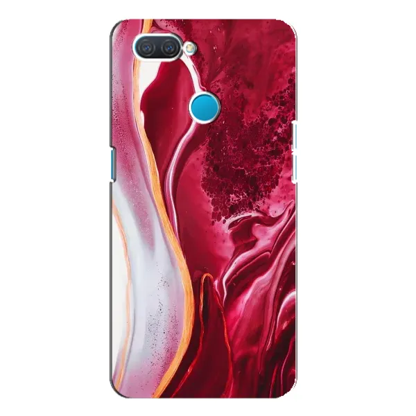Чехол с принтом «Мрамор красный» для OPPO A12 Чехол с принтом «Мрамор красный» для OPPO A12