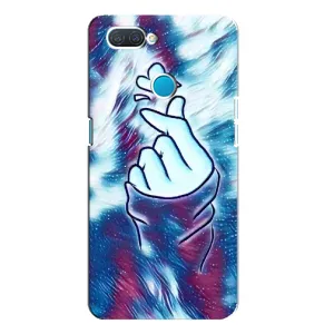 Чехол с принтом «Радужное сердце» для OPPO A12