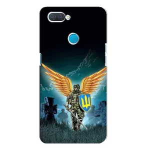 Чехлы с картинкой ЗСУ для OPPO A12 (AlphaPrint) (Солдат ЗСУ)